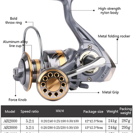 Molinete Octopus Hunter Drag 12kg Rec. 5.2:1