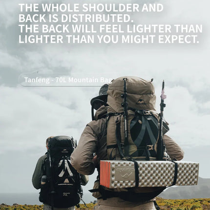 Mochila Naturehike 80L – Professional Mountain Backpack