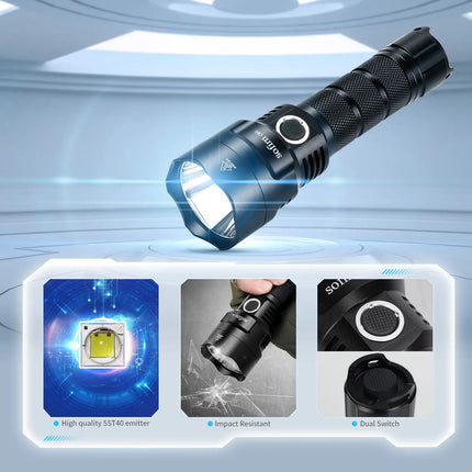Lanterna LED Recarregável Sofir C8G