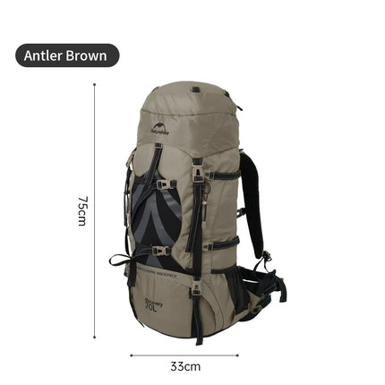Mochila Naturehike 80L – Professional Mountain Backpack