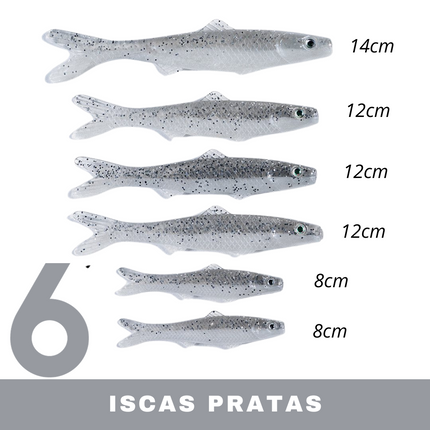 Isca Banjo Minnow [Kit 102 Peças]