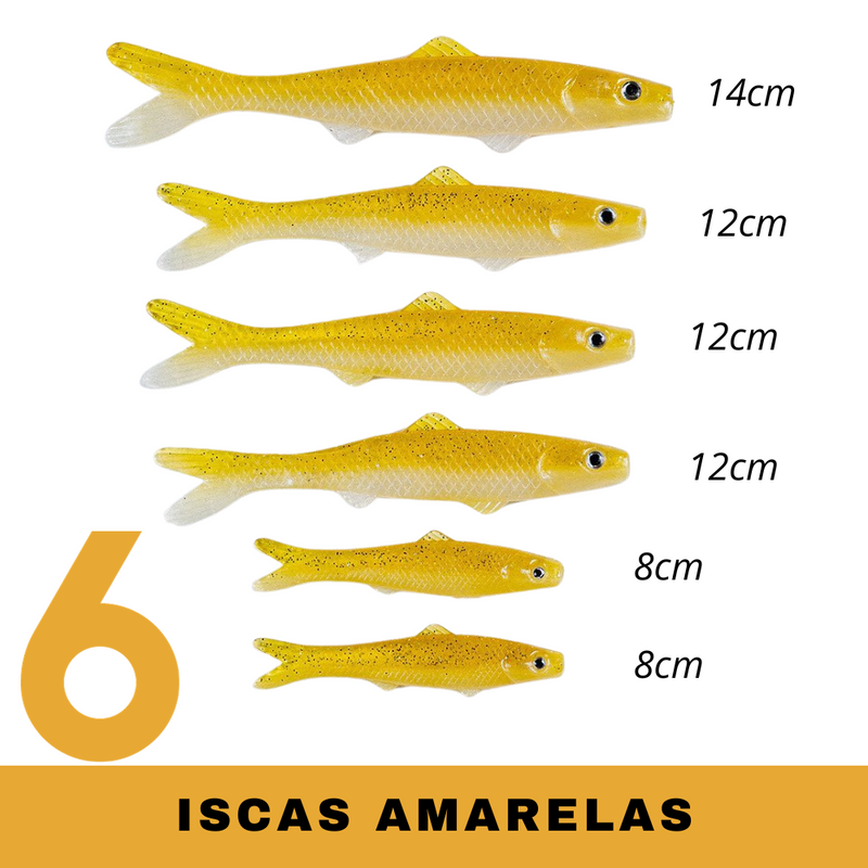 Isca Banjo Minnow [Kit 102 Peças]