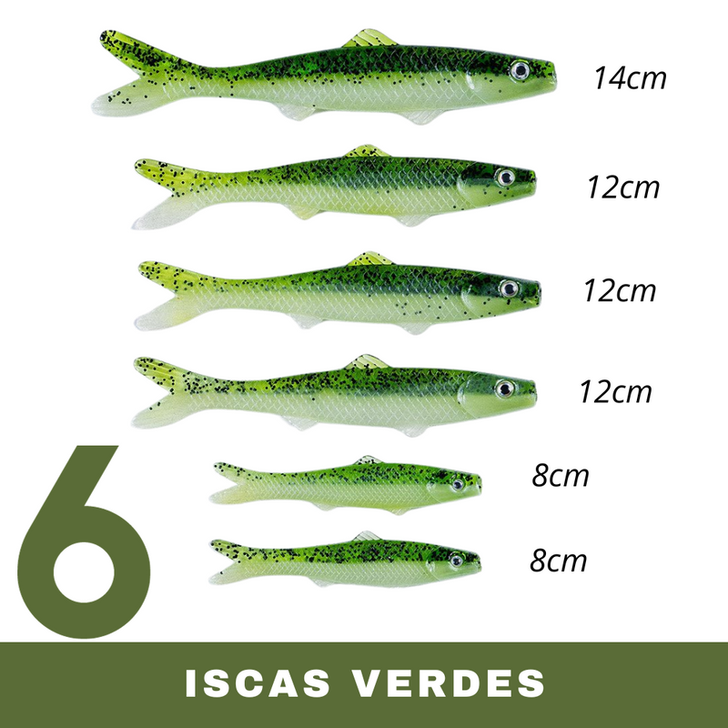 Isca Banjo Minnow [Kit 102 Peças]