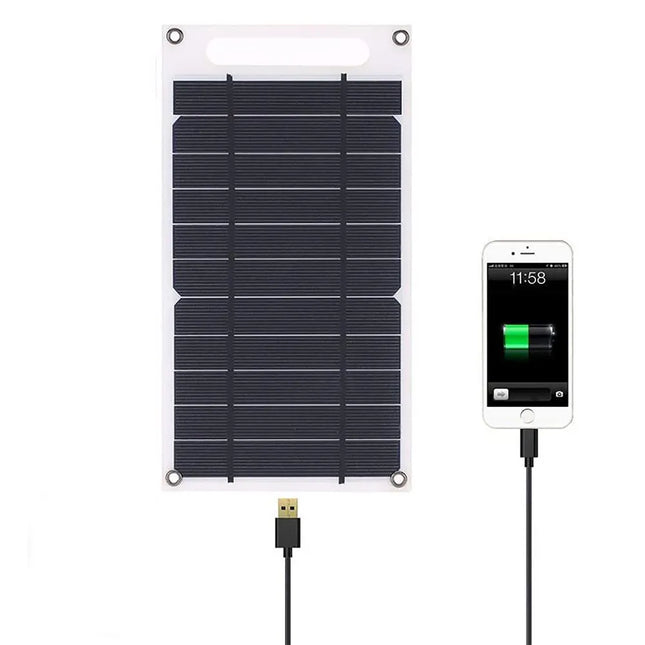 Carregador de Celular Painel Solar USB 30W a prova d'água